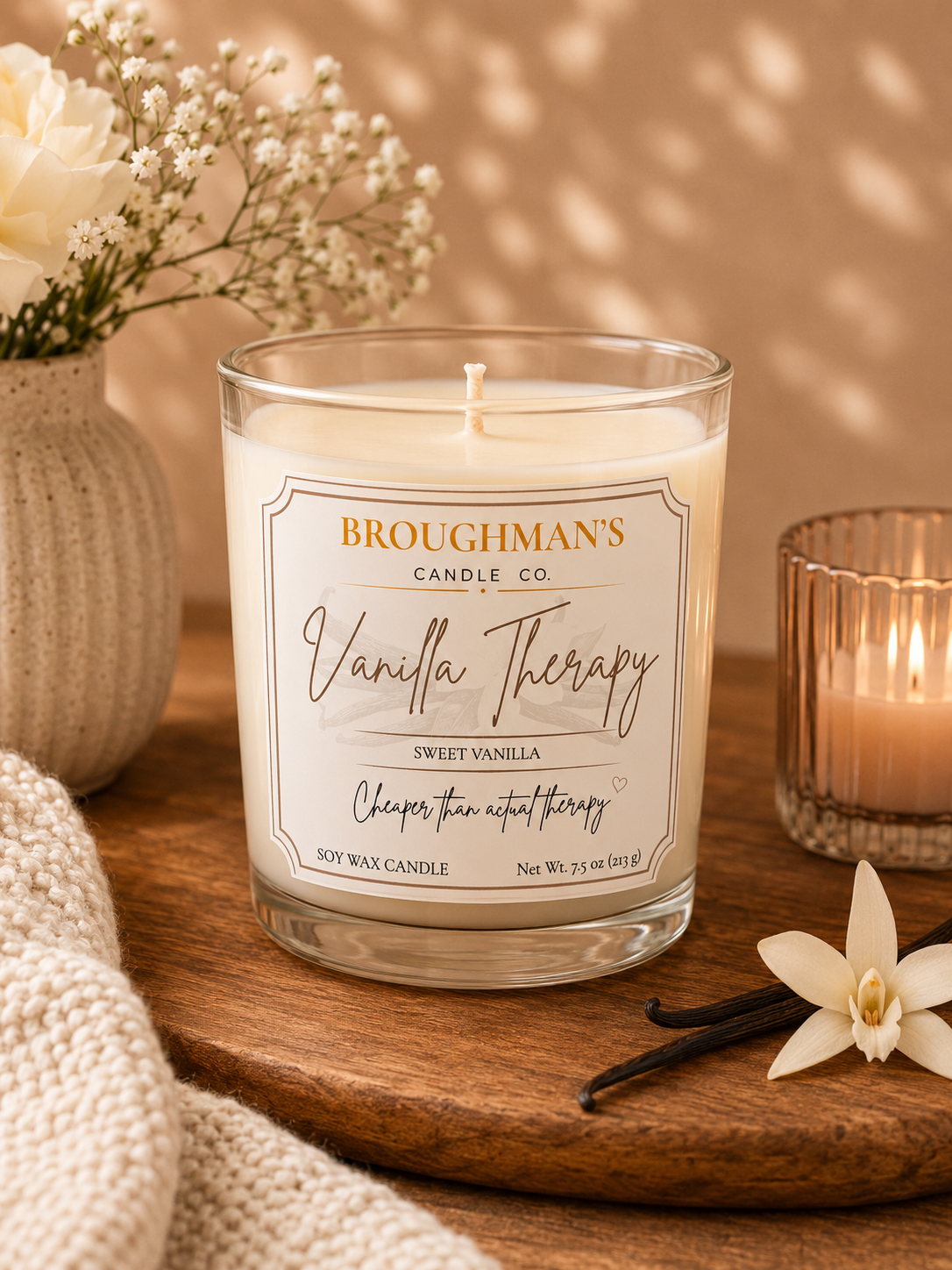 Vanilla Therapy | 7.5 oz Candle